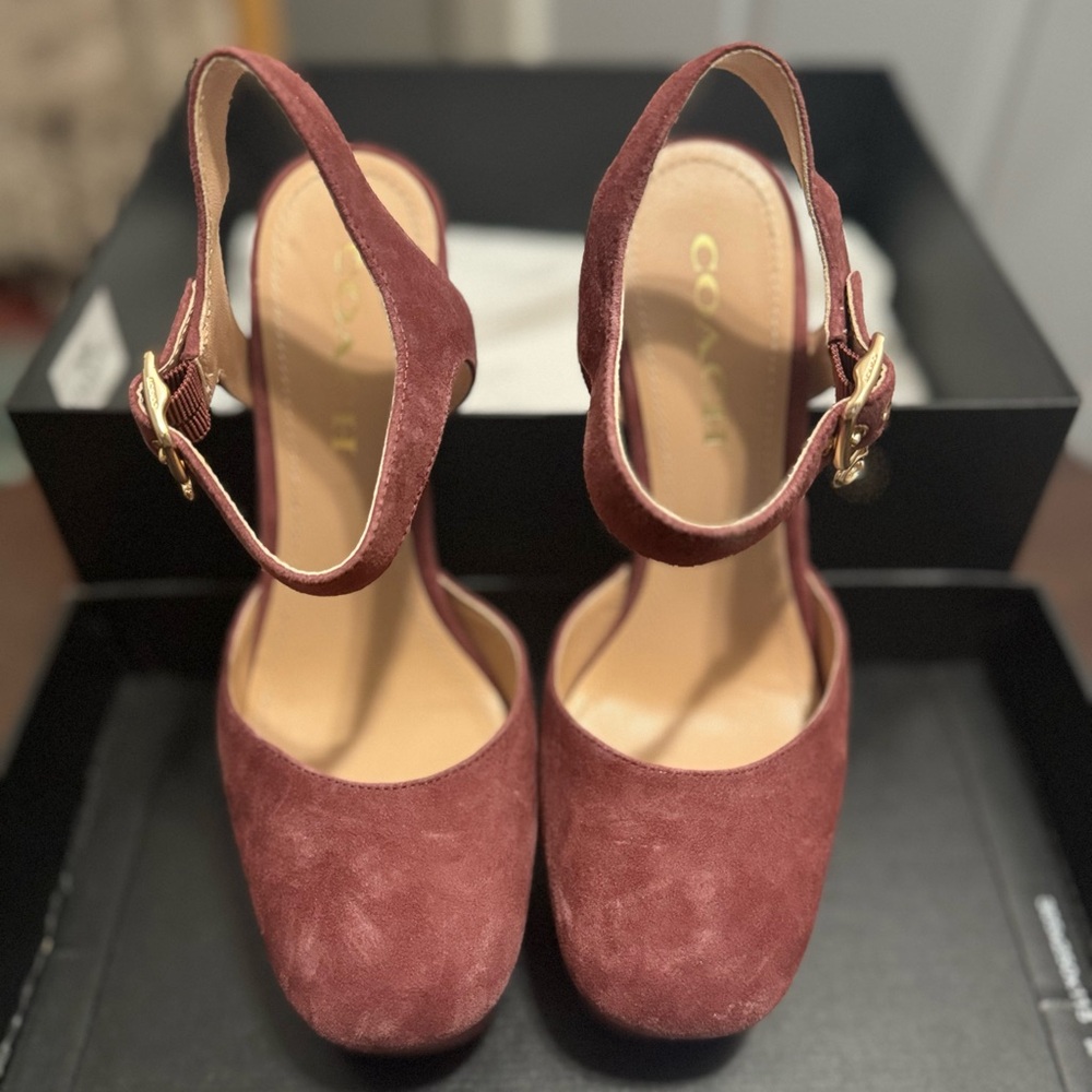 Coach Isabella Suede Heels